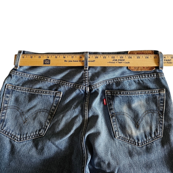 Levi's 505 Regular Fit Jeans Men's 36 x 34 Y2K - Picture 9 of 11
